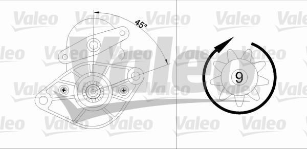 Valeo 455591 - Motorino d'avviamento www.autoricambit.com