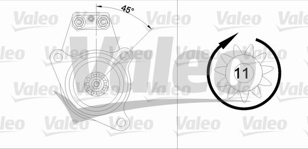 Valeo 455544 - Motorino d'avviamento www.autoricambit.com