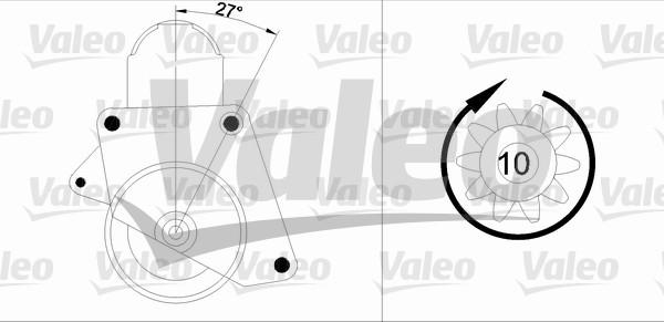 Valeo 455552 - Motorino d'avviamento www.autoricambit.com