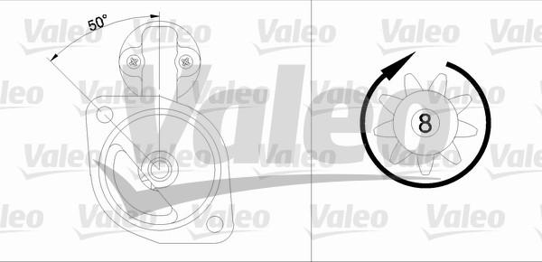 Valeo 455557 - Motorino d'avviamento www.autoricambit.com