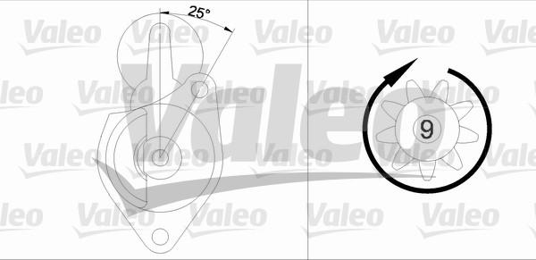 Valeo 455564 - Motorino d'avviamento www.autoricambit.com