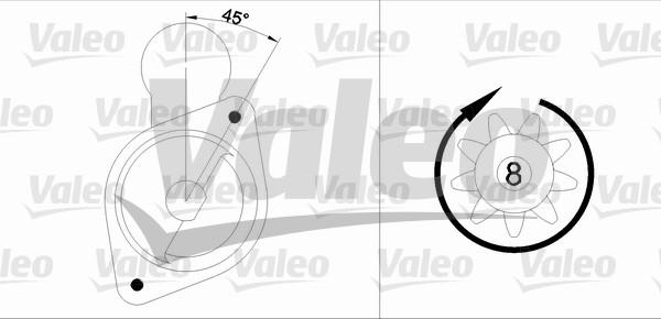 Valeo 455568 - Motorino d'avviamento www.autoricambit.com