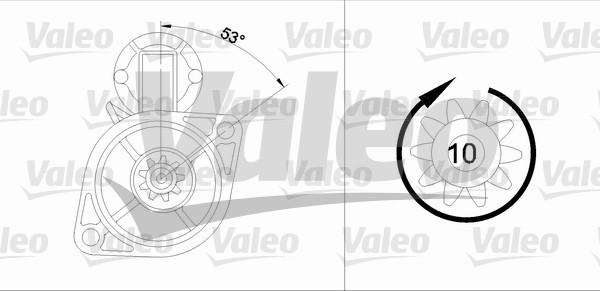 Valeo 455563 - Motorino d'avviamento www.autoricambit.com