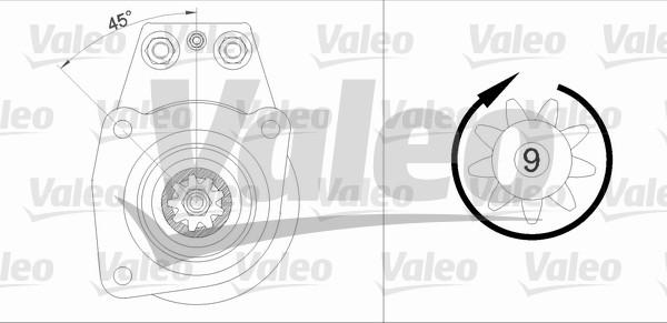 Valeo 455505 - Motorino d'avviamento www.autoricambit.com