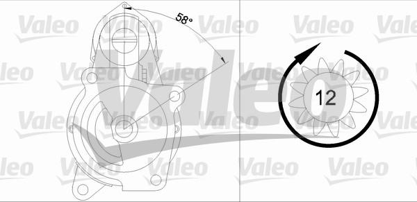 Valeo 455503 - Motorino d'avviamento www.autoricambit.com