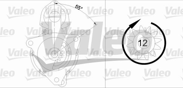 Valeo 455510 - Motorino d'avviamento www.autoricambit.com