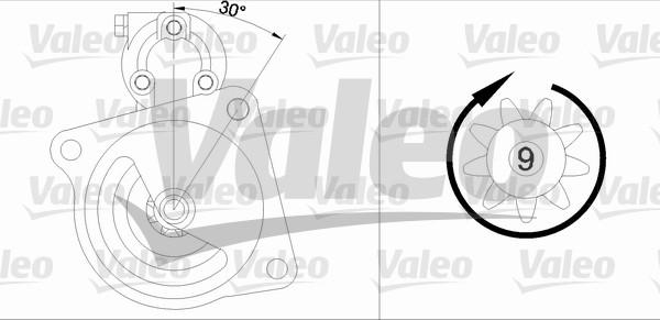 Valeo 455518 - Motorino d'avviamento www.autoricambit.com