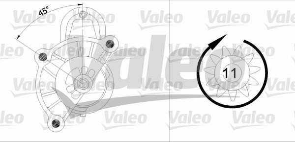 Valeo 455513 - Motorino d'avviamento www.autoricambit.com