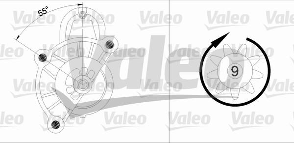 Valeo 455512 - Motorino d'avviamento www.autoricambit.com