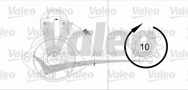 Valeo 455584 - Motorino d'avviamento www.autoricambit.com