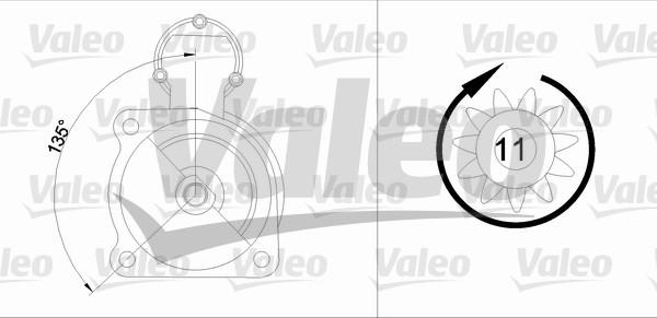 Valeo 455525 - Motorino d'avviamento www.autoricambit.com