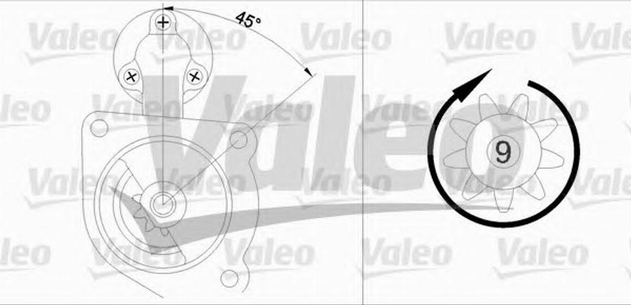 Valeo 455521 - Motorino d'avviamento www.autoricambit.com