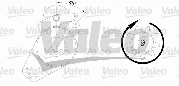 Valeo 455576 - Motorino d'avviamento www.autoricambit.com