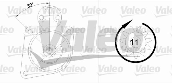 Valeo 455571 - Motorino d'avviamento www.autoricambit.com