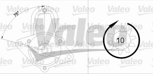 Valeo 455699 - Motorino d'avviamento www.autoricambit.com