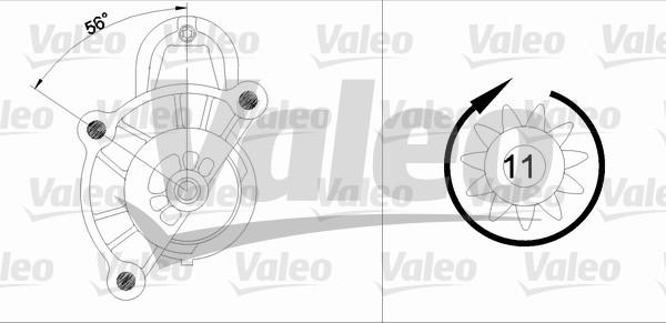 Valeo 455691 - Motorino d'avviamento www.autoricambit.com