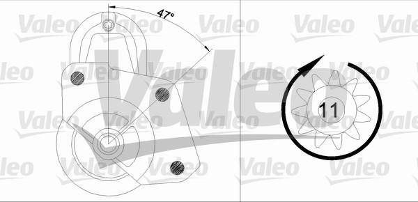 Valeo 455698 - Motorino d'avviamento www.autoricambit.com