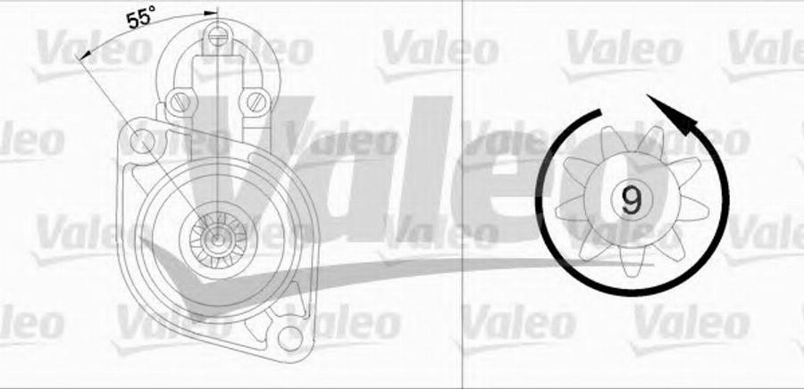 Valeo 455619 - Motorino d'avviamento www.autoricambit.com