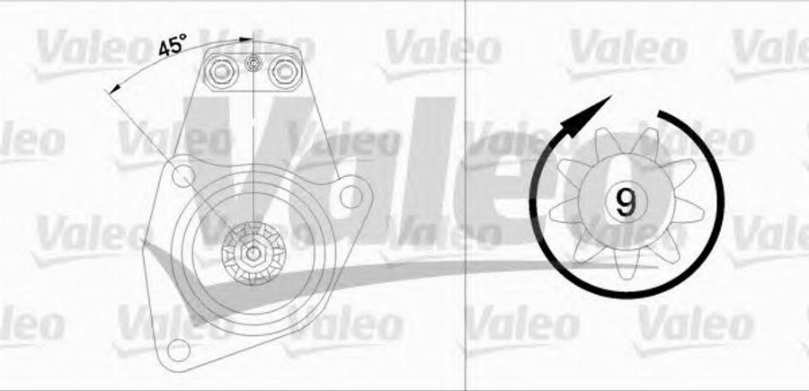 Valeo 455615 - Motorino d'avviamento www.autoricambit.com