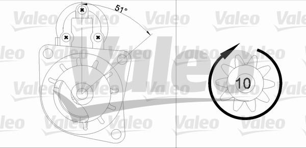 Valeo 455684 - Motorino d'avviamento www.autoricambit.com