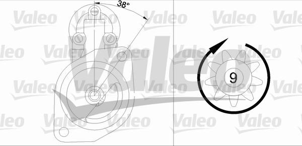 Valeo 455686 - Motorino d'avviamento www.autoricambit.com