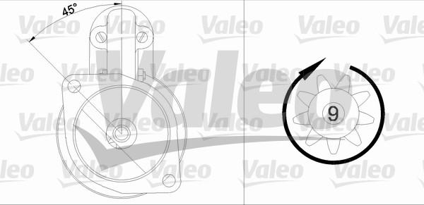 Valeo 455681 - Motorino d'avviamento www.autoricambit.com