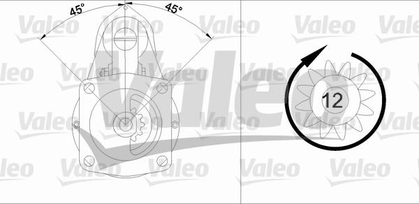 Valeo 455688 - Motorino d'avviamento www.autoricambit.com