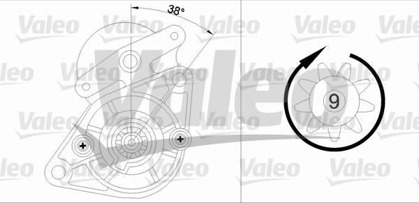 Valeo 455638 - Motorino d'avviamento www.autoricambit.com