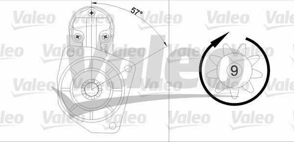 Valeo 455679 - Motorino d'avviamento www.autoricambit.com