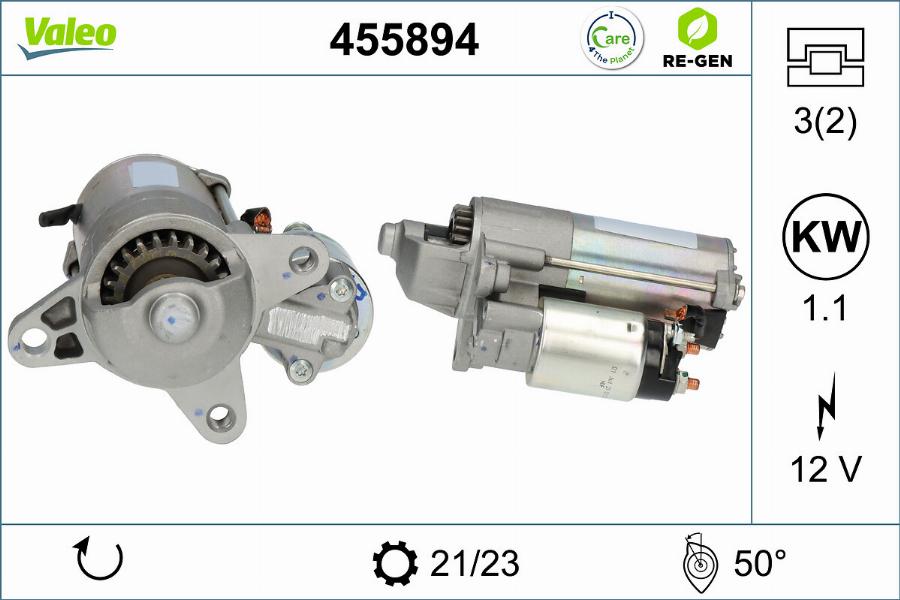 Valeo 455894 - Motorino d'avviamento www.autoricambit.com