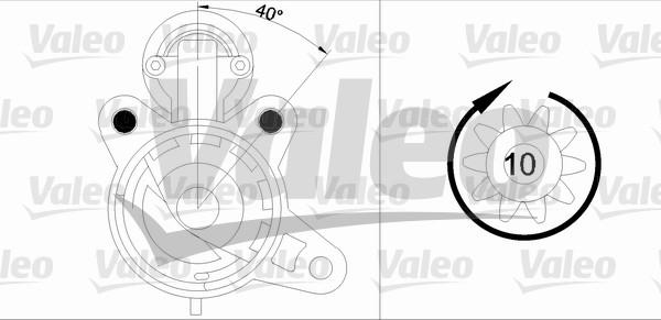 Valeo 455893 - Motorino d'avviamento www.autoricambit.com