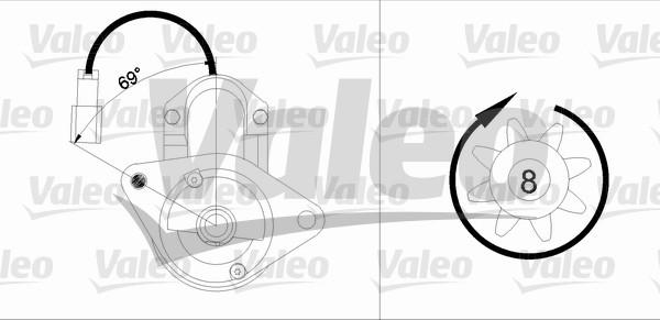 Valeo 455884 - Motorino d'avviamento www.autoricambit.com