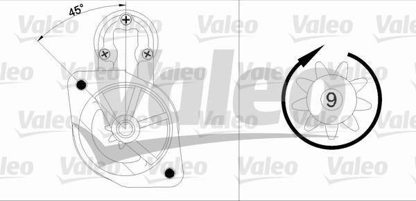 Valeo 455881 - Motorino d'avviamento www.autoricambit.com