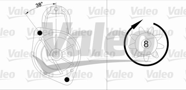 Valeo 455740 - Motorino d'avviamento www.autoricambit.com