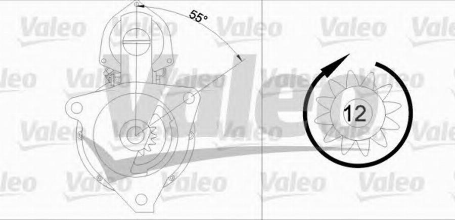 Valeo 455750 - Motorino d'avviamento www.autoricambit.com