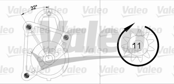 Valeo 455719 - Motorino d'avviamento www.autoricambit.com