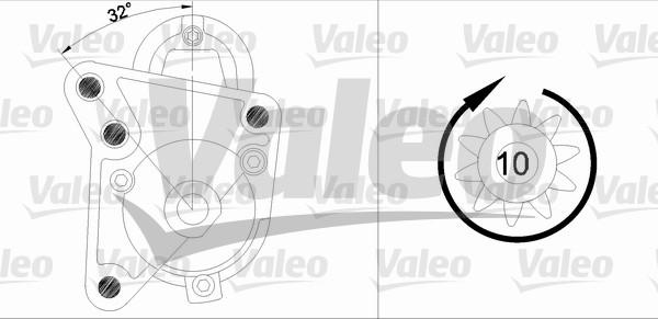 Valeo 455738 - Motorino d'avviamento www.autoricambit.com