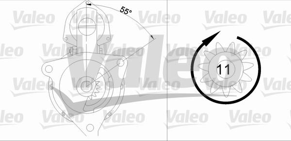 Valeo 455723 - Motorino d'avviamento www.autoricambit.com