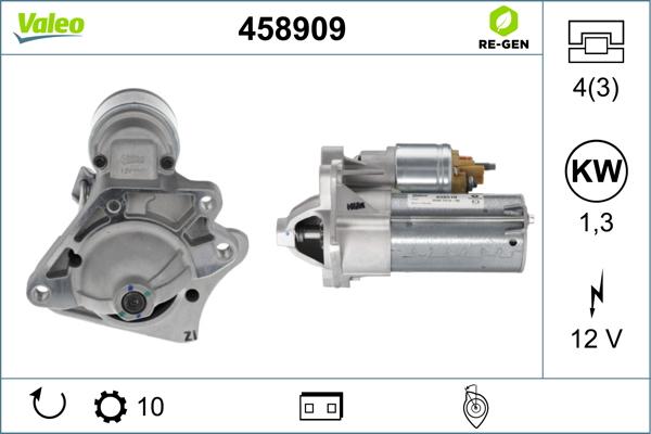 Valeo 458909 - Motorino d'avviamento www.autoricambit.com