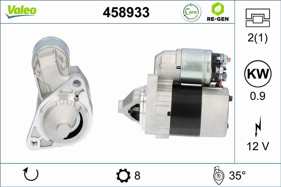 Valeo 458933 - Motorino d'avviamento www.autoricambit.com