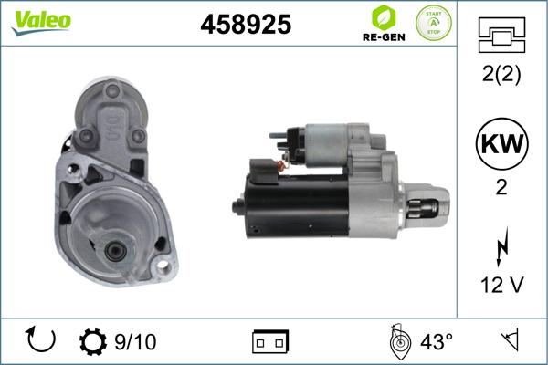 Valeo 458925 - Motorino d'avviamento www.autoricambit.com