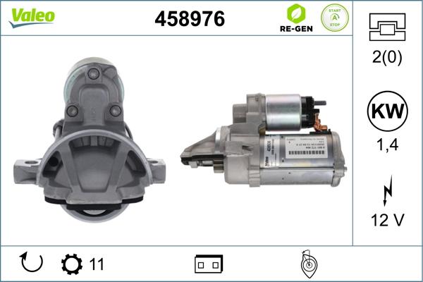 Valeo 458976 - Motorino d'avviamento www.autoricambit.com