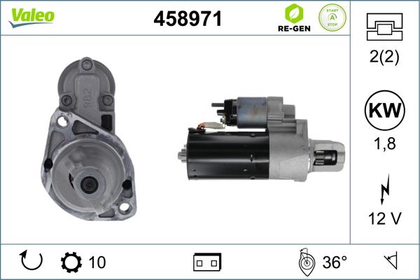 Valeo 458971 - Motorino d'avviamento www.autoricambit.com