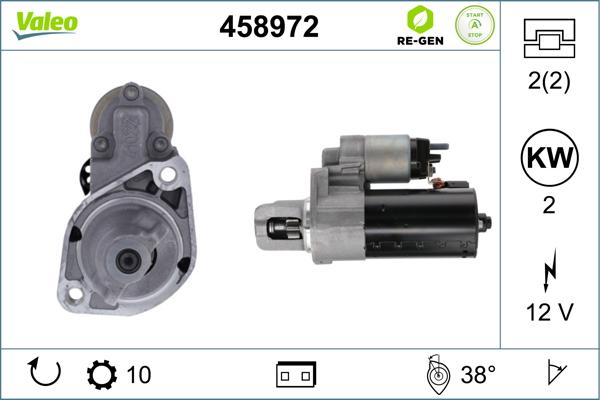 Valeo 458972 - Motorino d'avviamento www.autoricambit.com