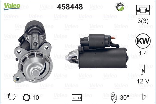 Valeo 458448 - Motorino d'avviamento www.autoricambit.com