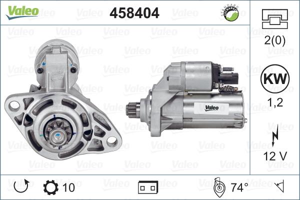 Valeo 458 404 - Motorino d'avviamento www.autoricambit.com