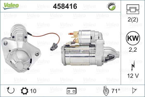 Valeo 458416 - Motorino d'avviamento www.autoricambit.com