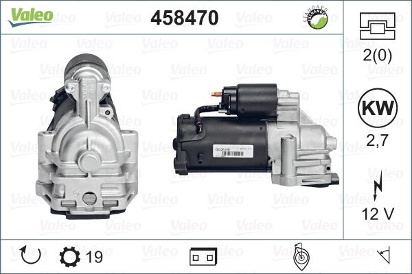 Valeo 458470 - Motorino d'avviamento www.autoricambit.com