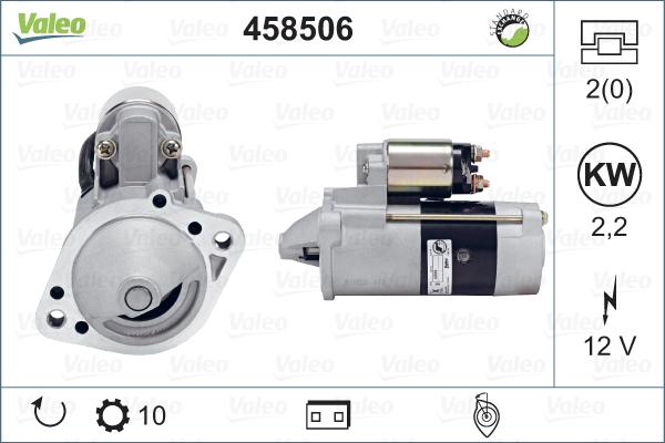 Valeo 458506 - Motorino d'avviamento www.autoricambit.com