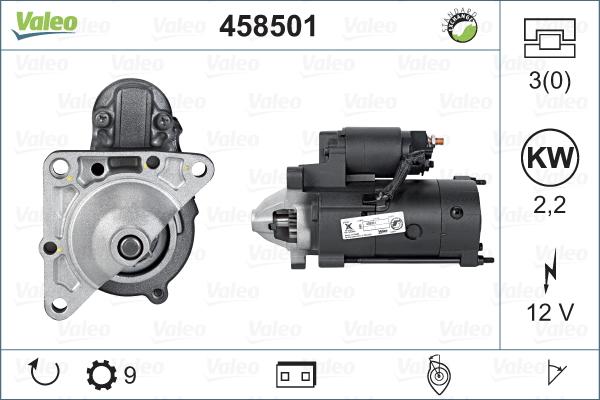 Valeo 458501 - Motorino d'avviamento www.autoricambit.com